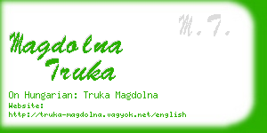 magdolna truka business card